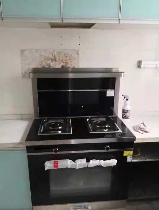 Sunpentown  900mm Roast and Steam Oven cabinet integrated gas stove range hood