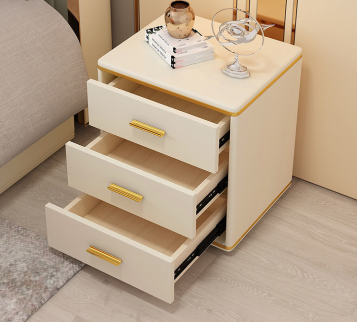 MDF+solid wood Nightstand Bedside Table XD01