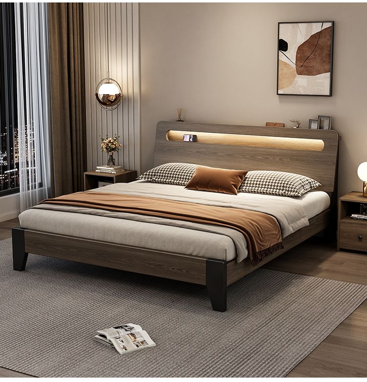 solid wood bed BXL02