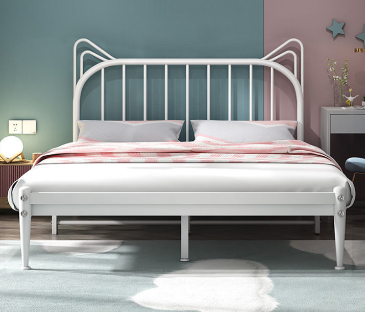 Metal Bed high Cute rabbit head flat tail JRJP03