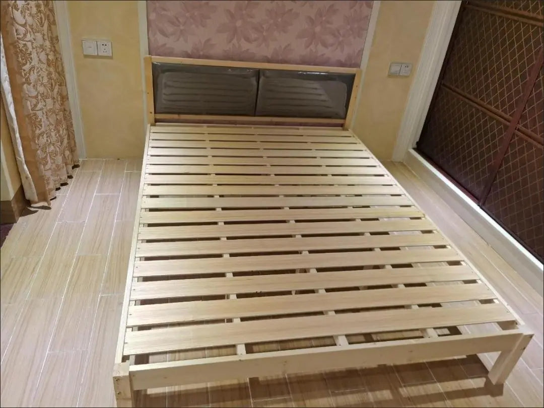 solid wood bed soft XW01