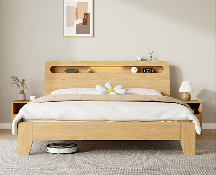 solid wood bed BXL01 – likegoeasy