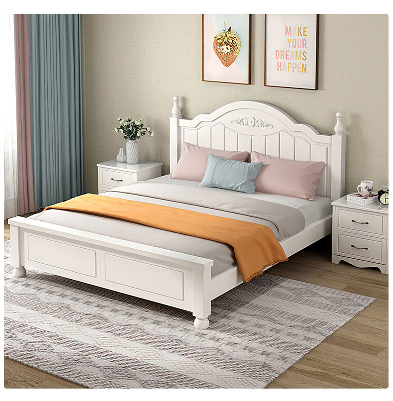 solid wood bed  YJN01