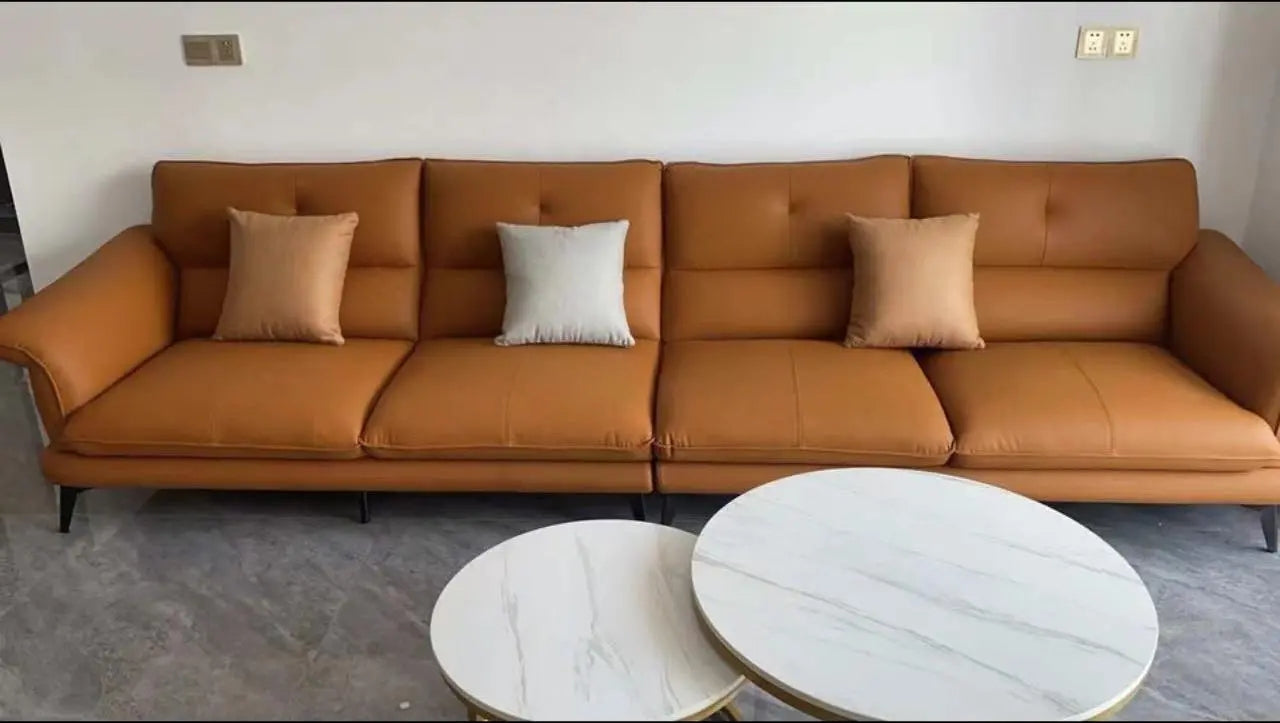 Genuine Leather Sofa FLSG01