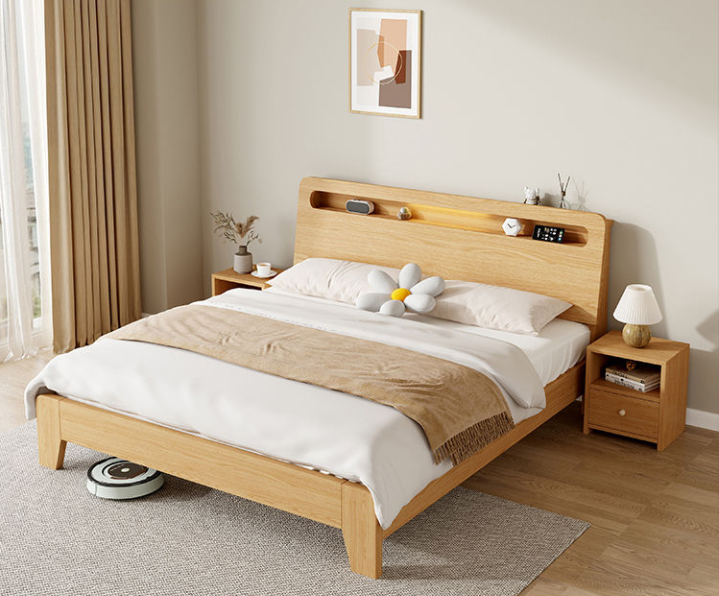 solid wood bed BXL01