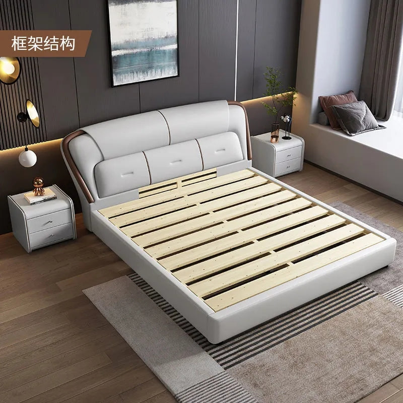 Leather Bed HY03