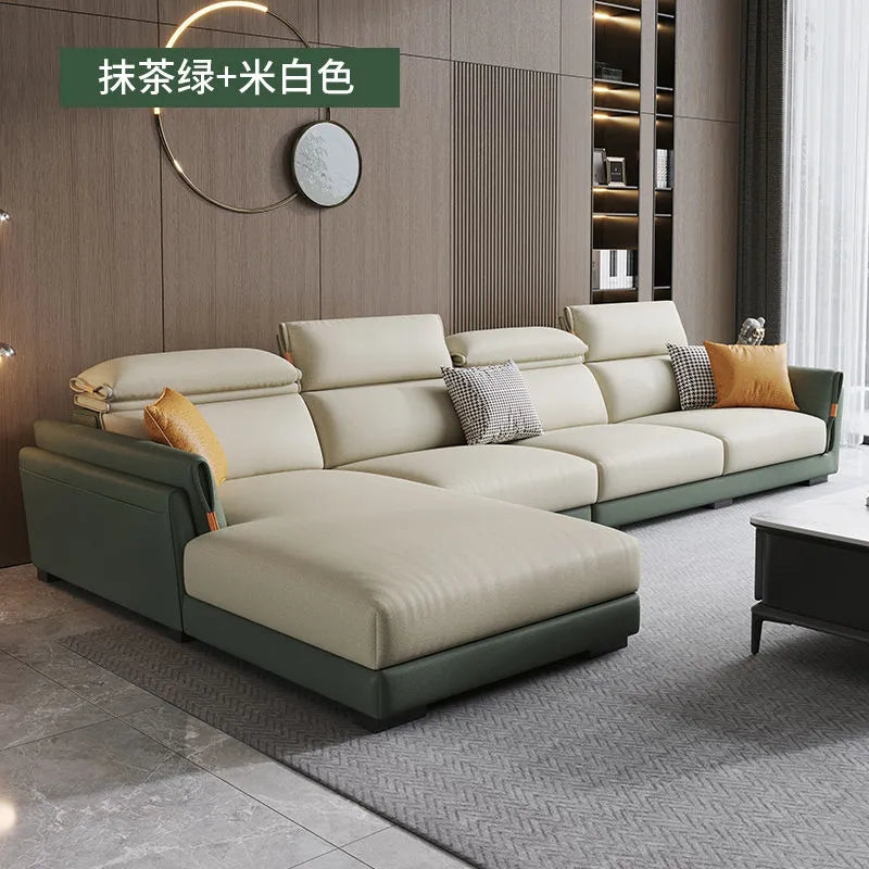 Genuine Leather Sofa FY03