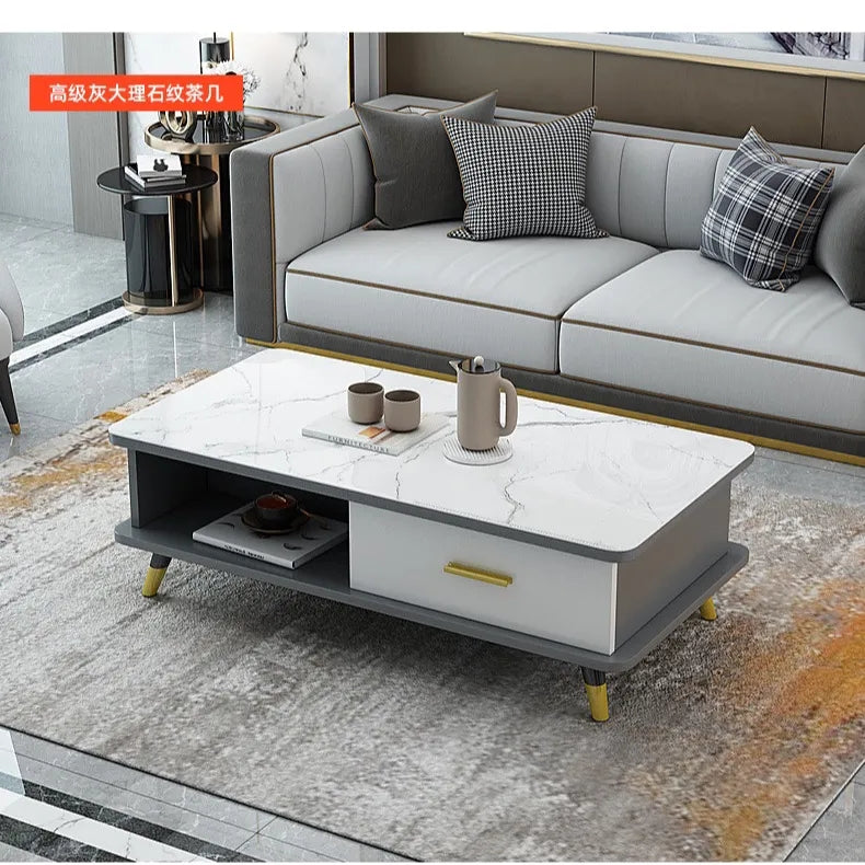 Modern Wood TV Stand+Coffee Table YC01