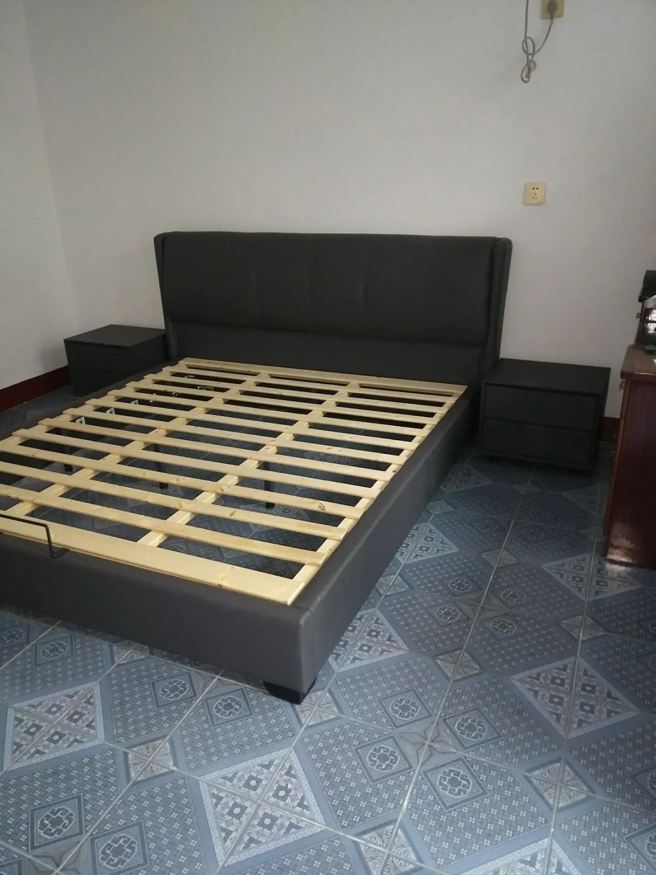 Leather Bed HY08