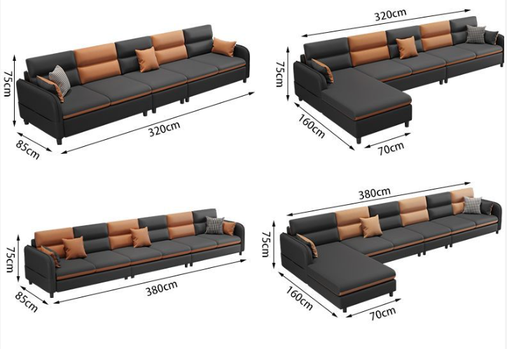 Simple Modern Washable Detachable Fabric Sofa ZC01