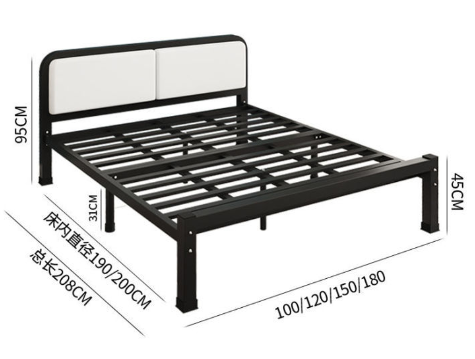 Metal bed Flat Tail NDM04