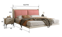 Load image into Gallery viewer, Suspended modern minimalist leather bed XMSY07

